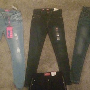 Bundle of girl's jeans